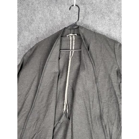 Neiman Marcus Drape Jacket Women Sz L Gray Designer Office Professional Workwear - Picture 2 of 8